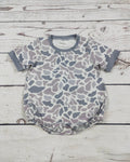 Grey Camouflage Bubble Outfit