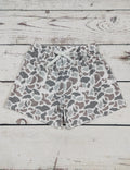 Grey Camouflage Swim Shorts