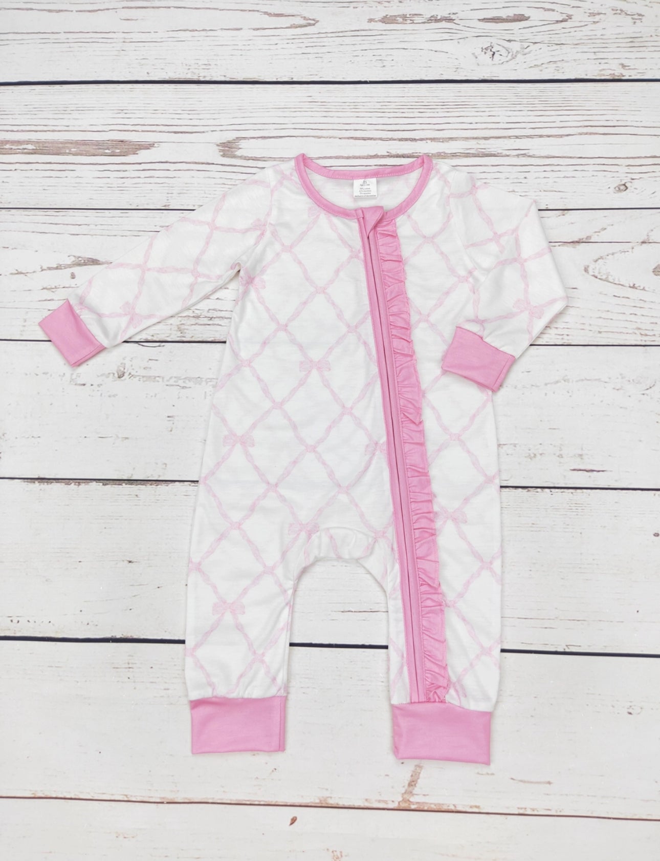 Pink Bow Onesies